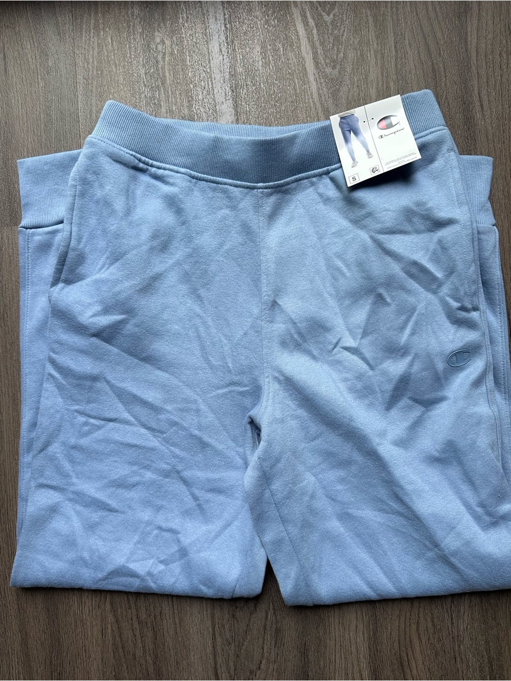 Champion Sky Blue Fleece Joggers - NWT Men’s Small